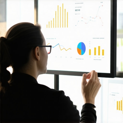 Marketing professional analyzing local SEO data for map pack optimization