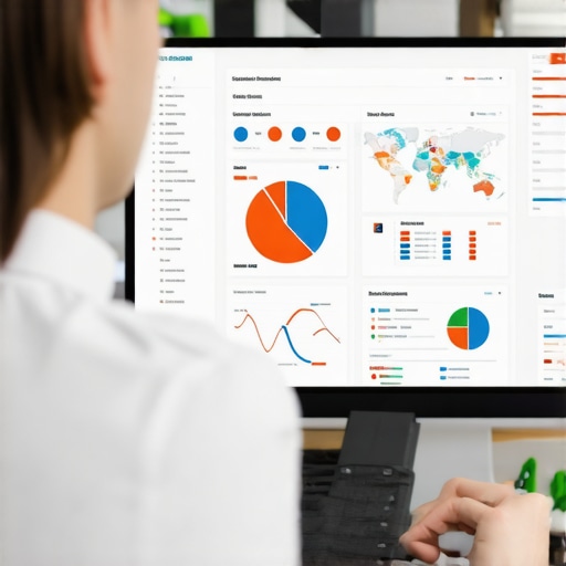 Business owner reviewing local SEO and map pack analytics