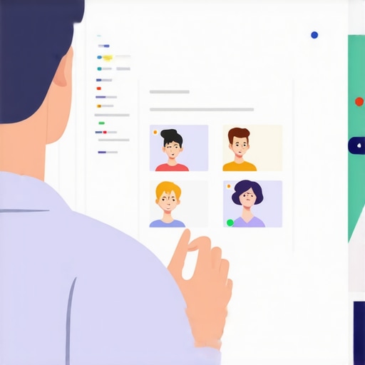 Business owner updating Google My Business profile on a computer.