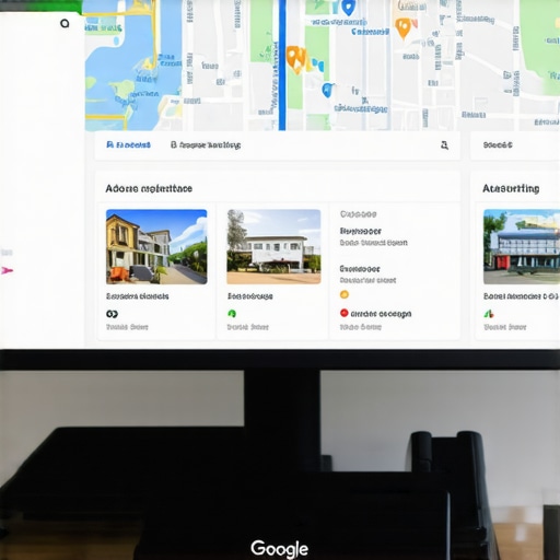 Analyzing Local Map Pack Data Marketing professional reviewing local SEO data on a computer