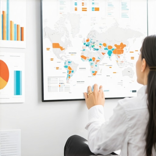 SEO analyst reviewing data on local map pack performance