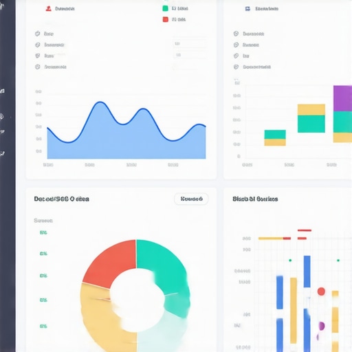 A comprehensive dashboard displaying local SEO metrics and analytics, emphasizing monitoring tools for map pack rankings.