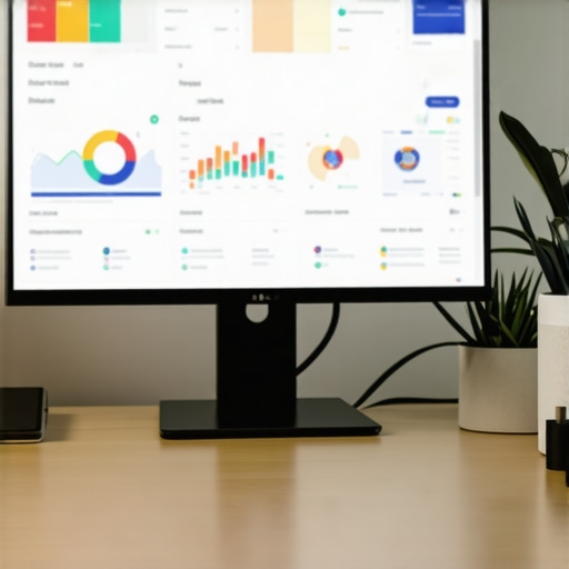 A computer screen displaying local map pack ranking dashboards and analytics