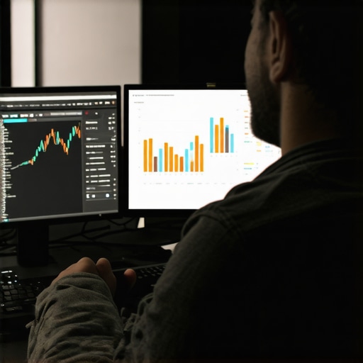 A digital marketer analyzing complex local SEO data for map pack optimization.