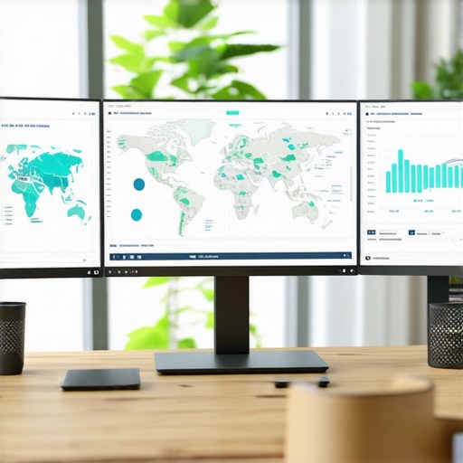 Screenshot of geo-data and analytics dashboard used for local map optimization