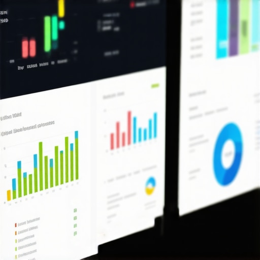 Screenshot of SEO dashboard displaying map and review metrics.
