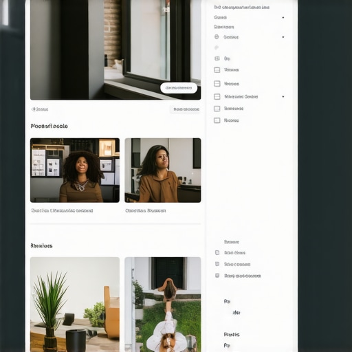 Illustration of a Google My Business profile with key features emphasized.