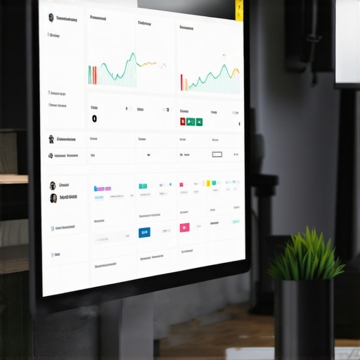 A computer screen displaying various SEO dashboards and local ranking metrics.