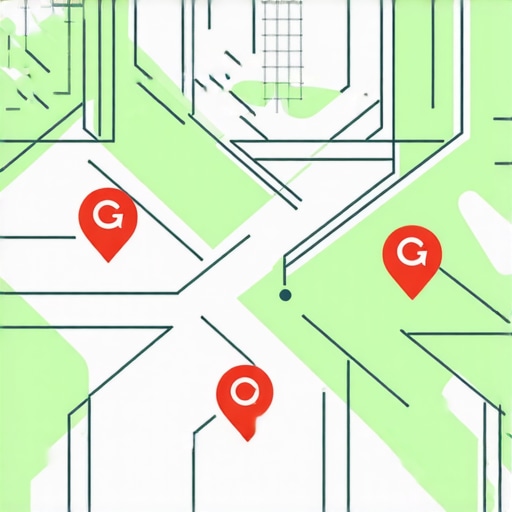 Illustration showing interconnected data signals symbolizing advanced local SEO strategies.